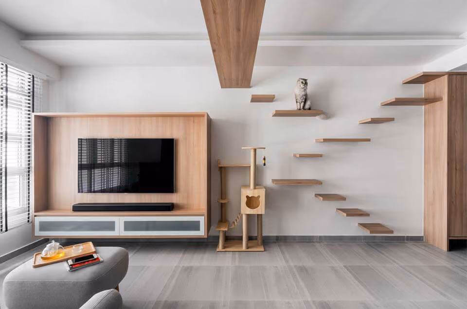 Pet-Friendly Organic Contemporary - 90 Bedok North Street 4 renovation by Luxior Concept, photo 7