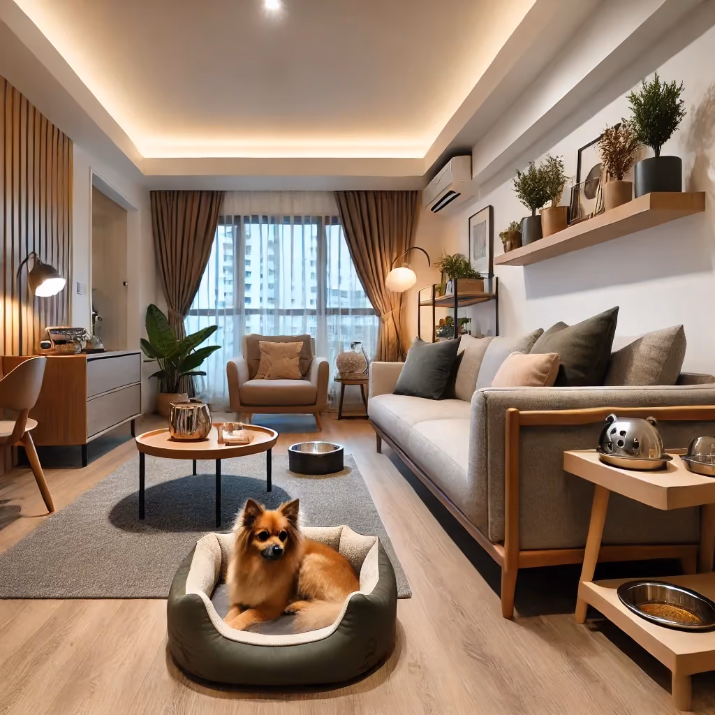 Pet-Friendly Organic Contemporary - 90 Bedok North Street 4 renovation by Luxior Concept, photo 4