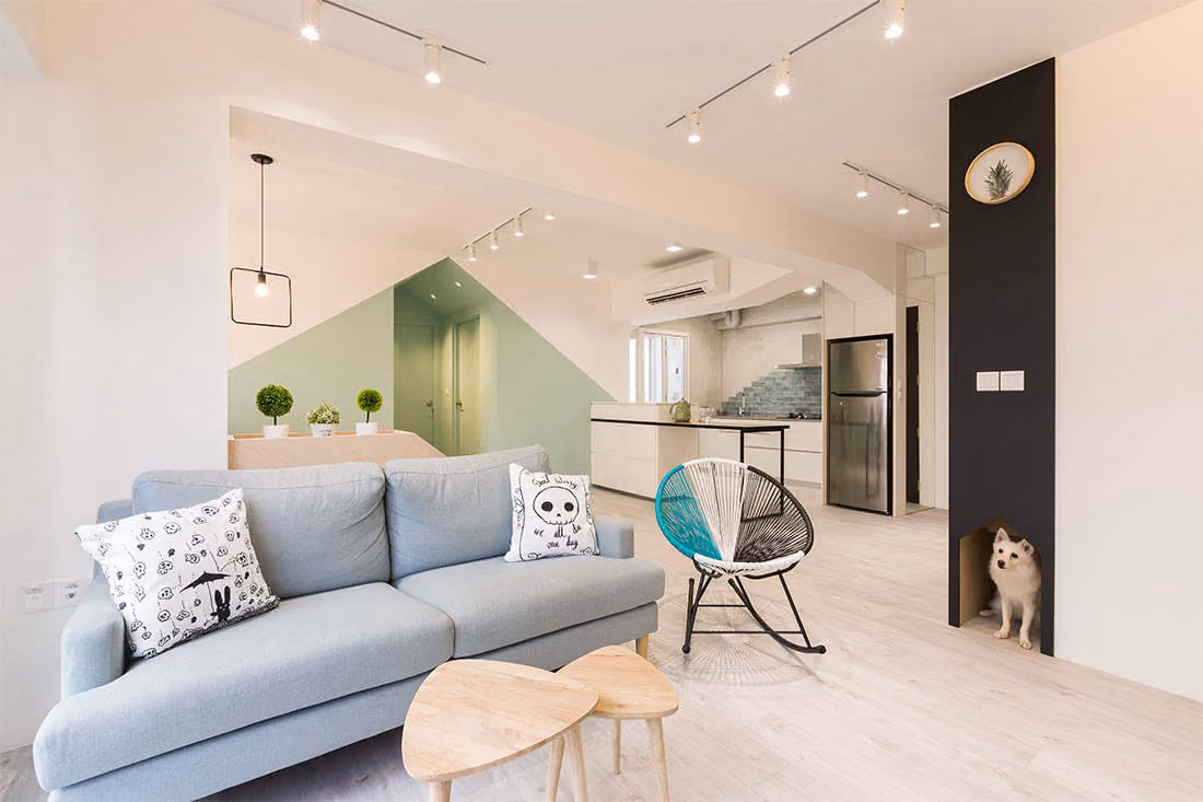 Pet-Friendly Organic Contemporary - 90 Bedok North Street 4 renovation by Luxior Concept, photo 3