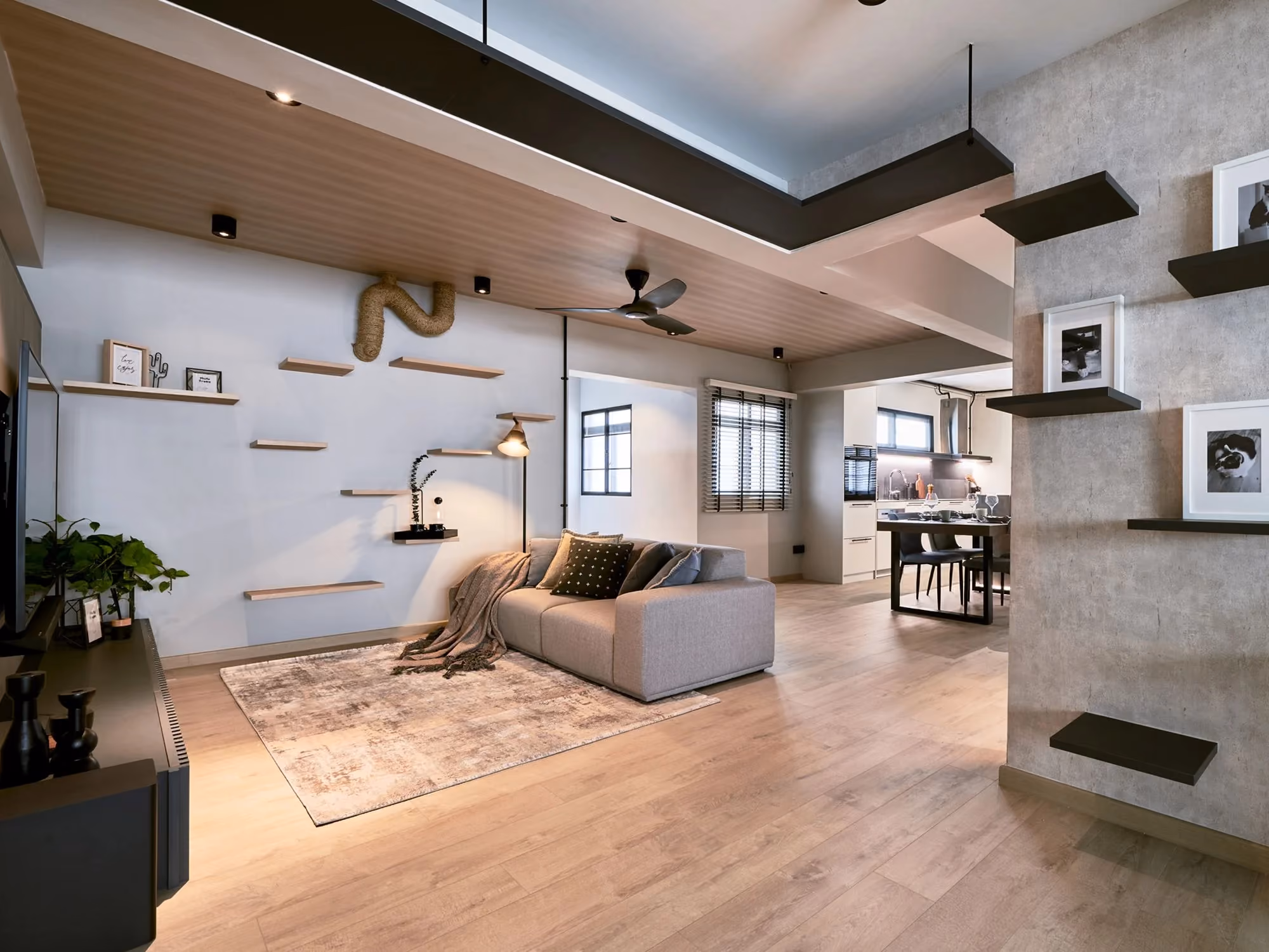 Pet-Friendly Organic Contemporary - 90 Bedok North Street 4 renovation by Luxior Concept, photo 9