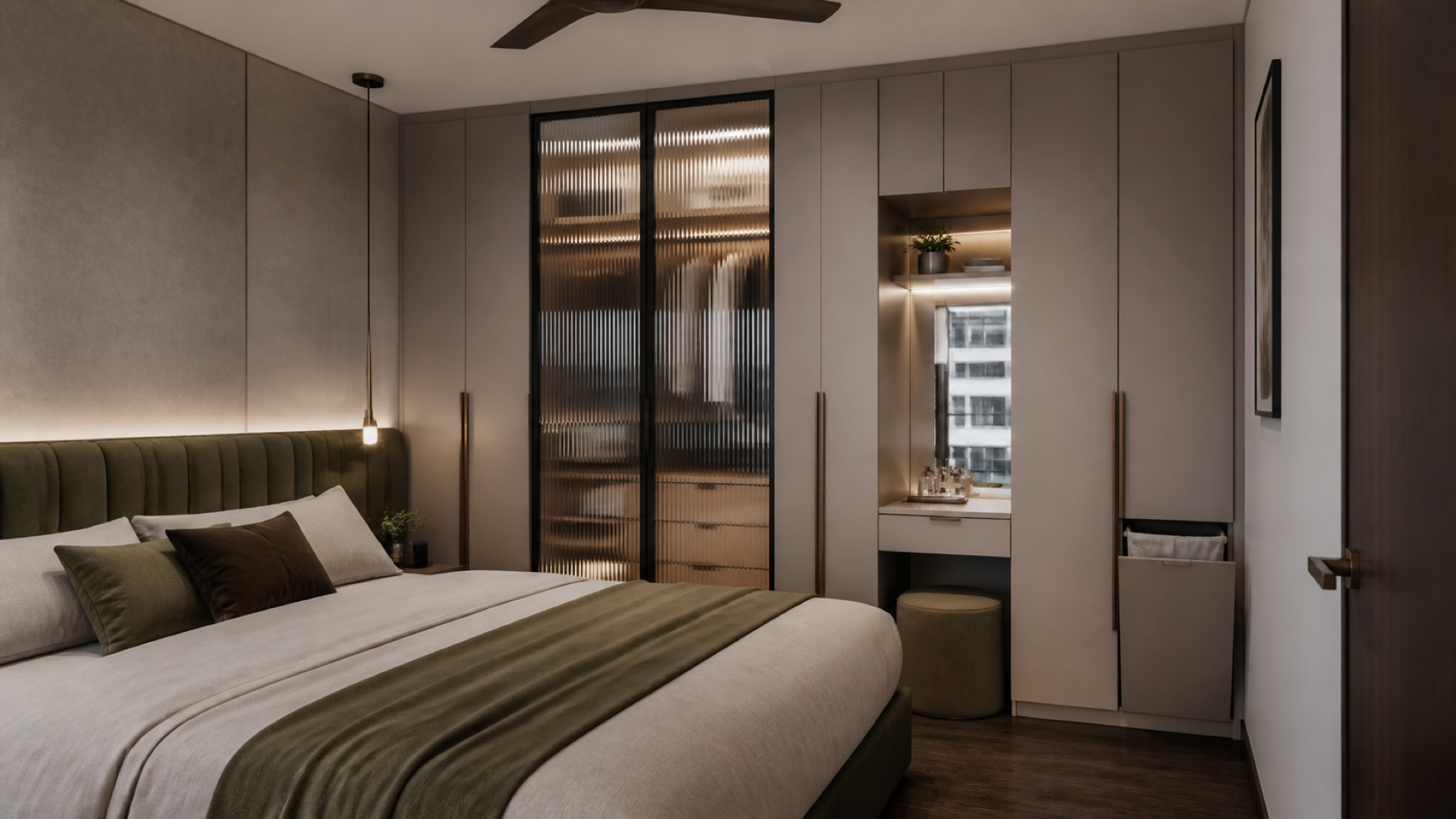 At Home in Towner Residences bedroom view