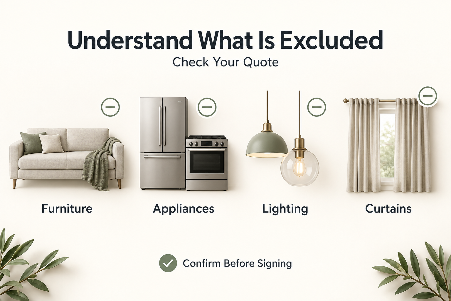 Understanding what is excluded