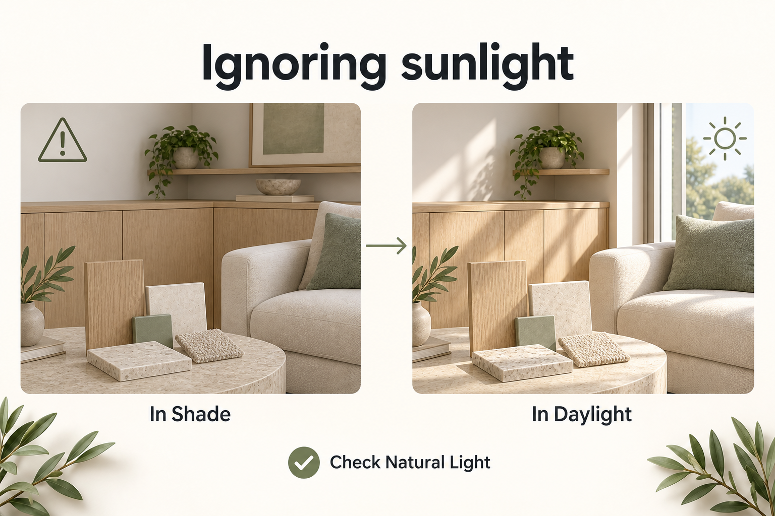 Lights are very important in the rooms