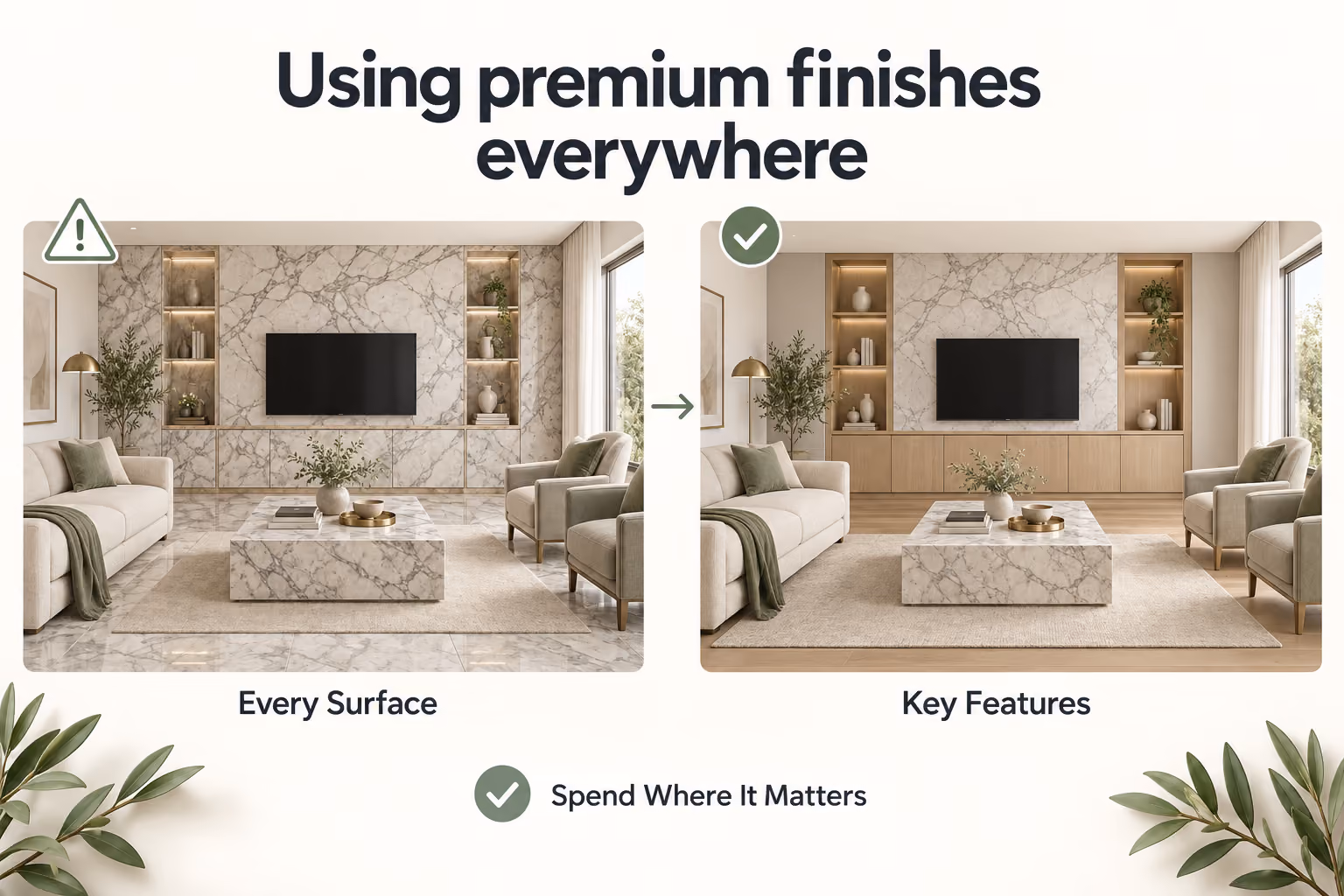 Right materials is always sensible idea