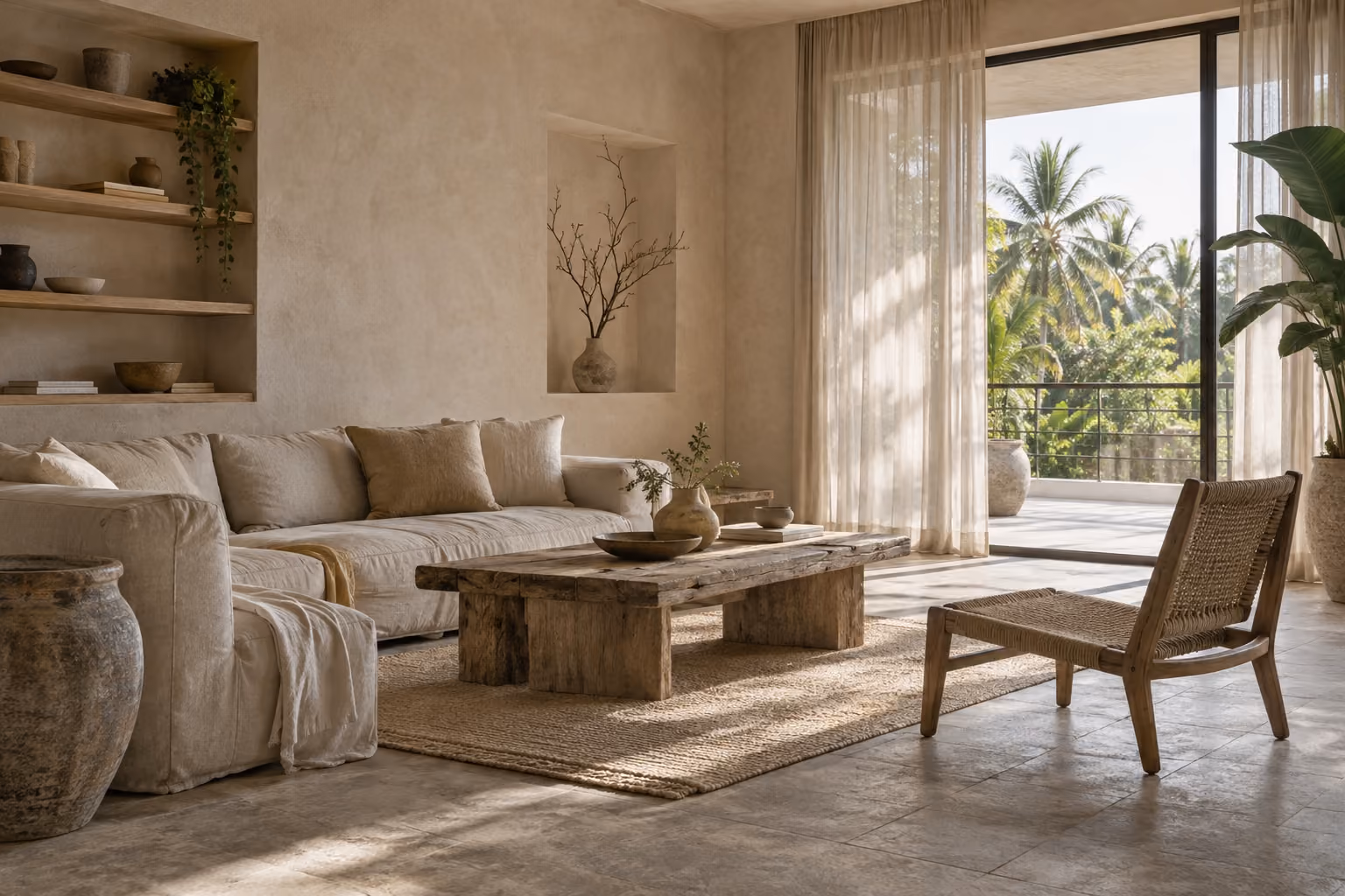 Wabi-sabi Living room singapore
