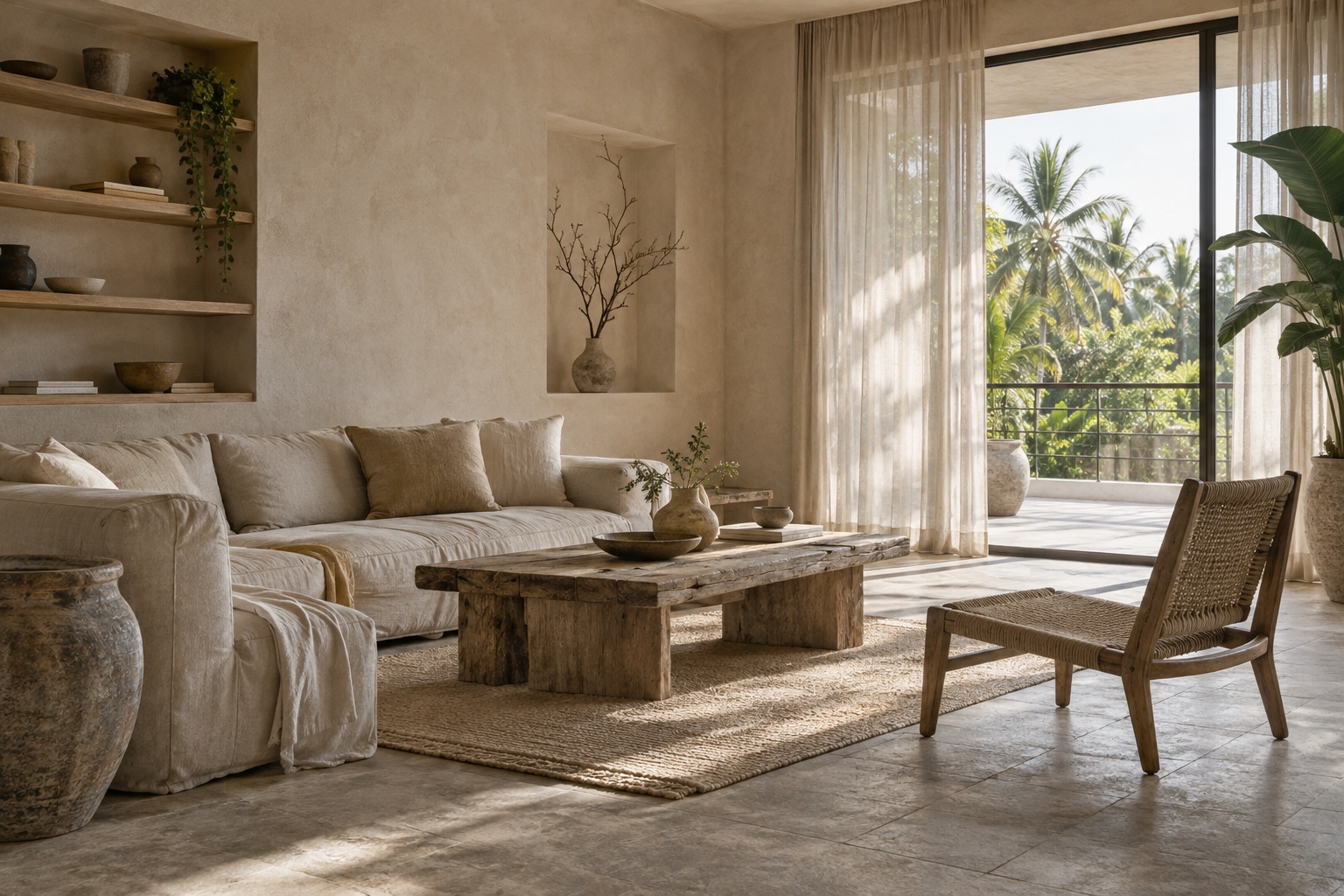 Wabi-sabi Living room singapore