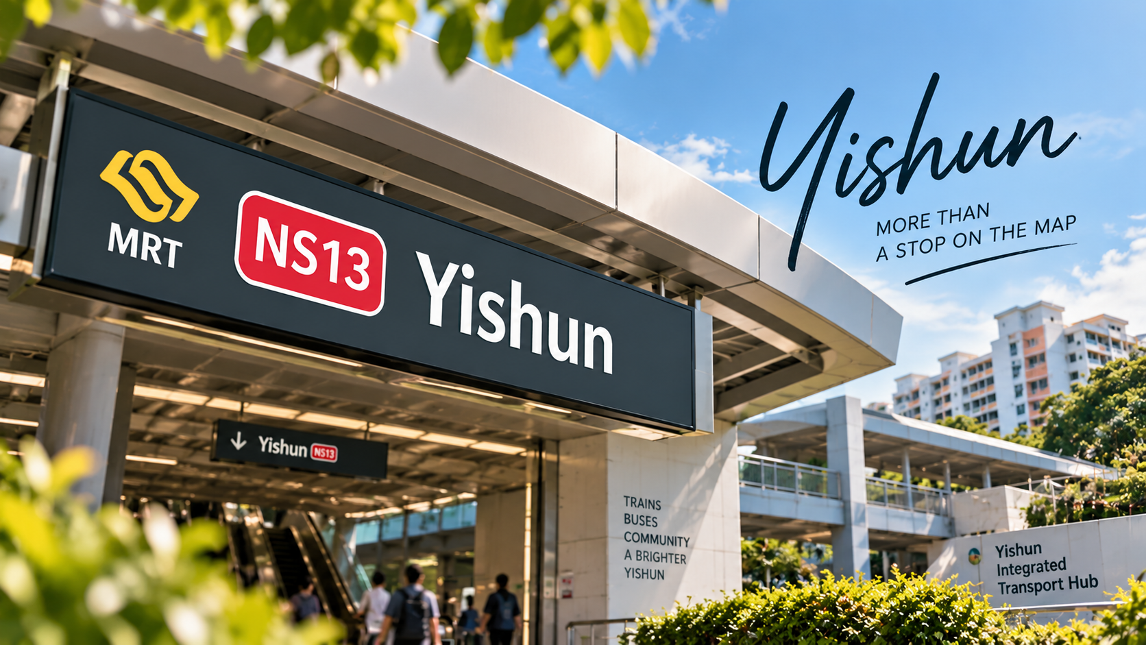 Yishun MRT station Singapore by Luxior