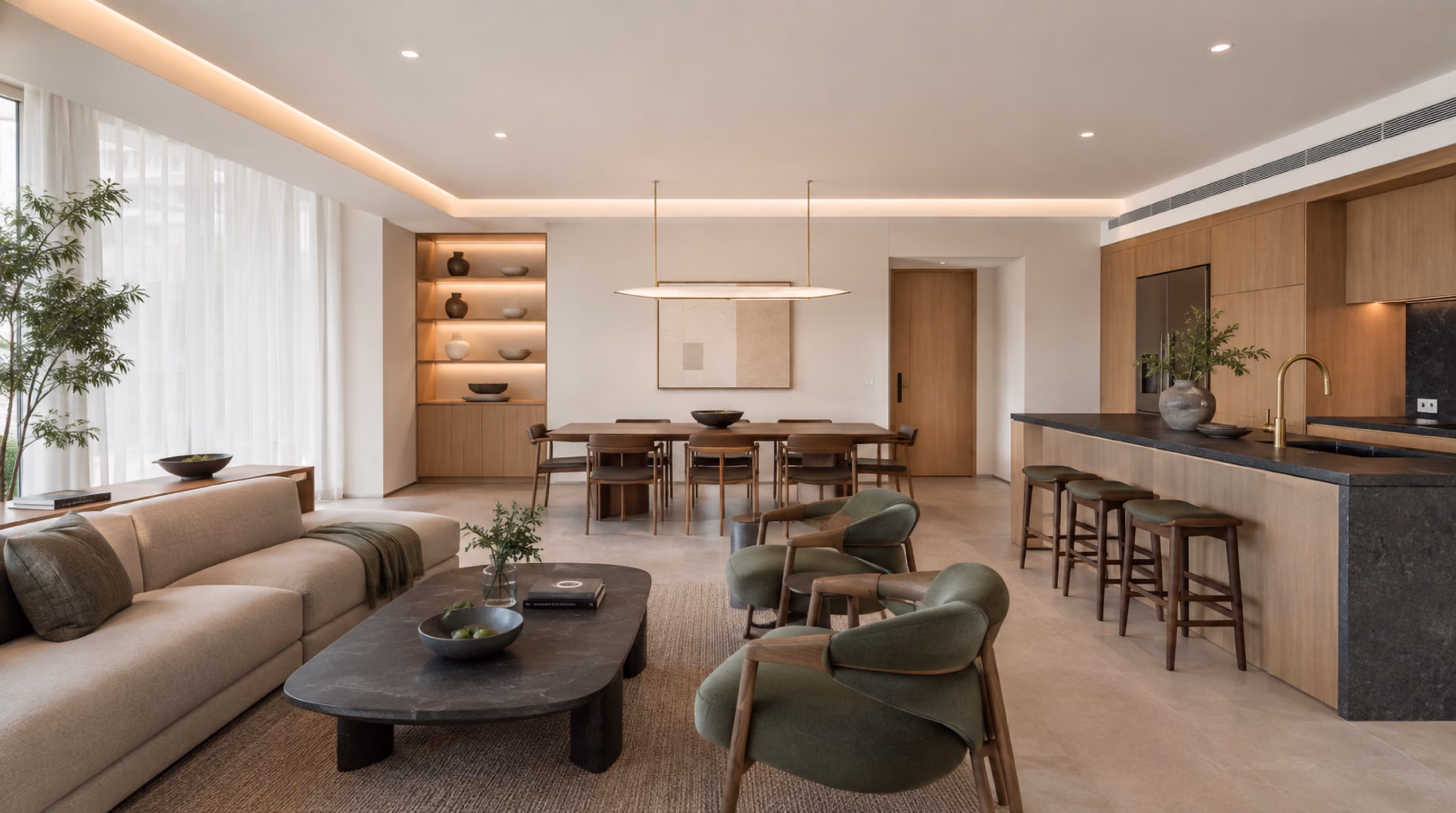 Contemporary shaker minimalism interior inspiration for Upper Thomson homes, photo 1