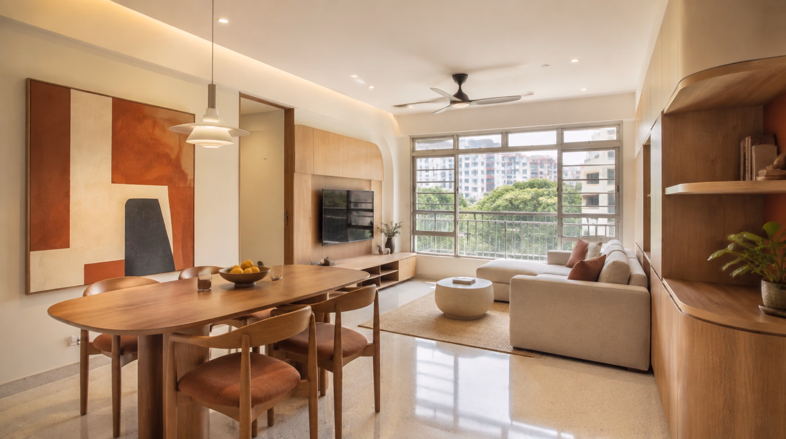Civic modern warmth interior inspiration for Toa Payoh homes, photo 2