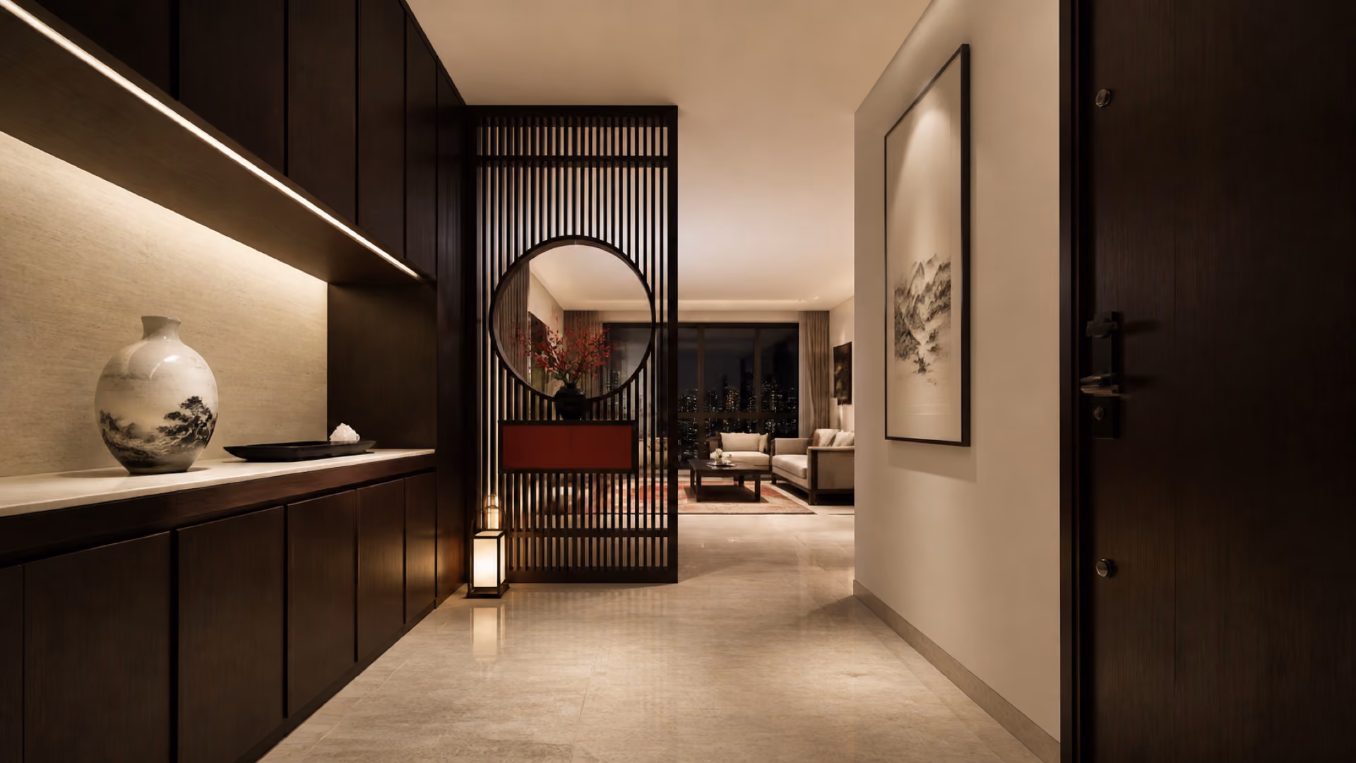 Entryway / Foyer interior design by Luxior Concept