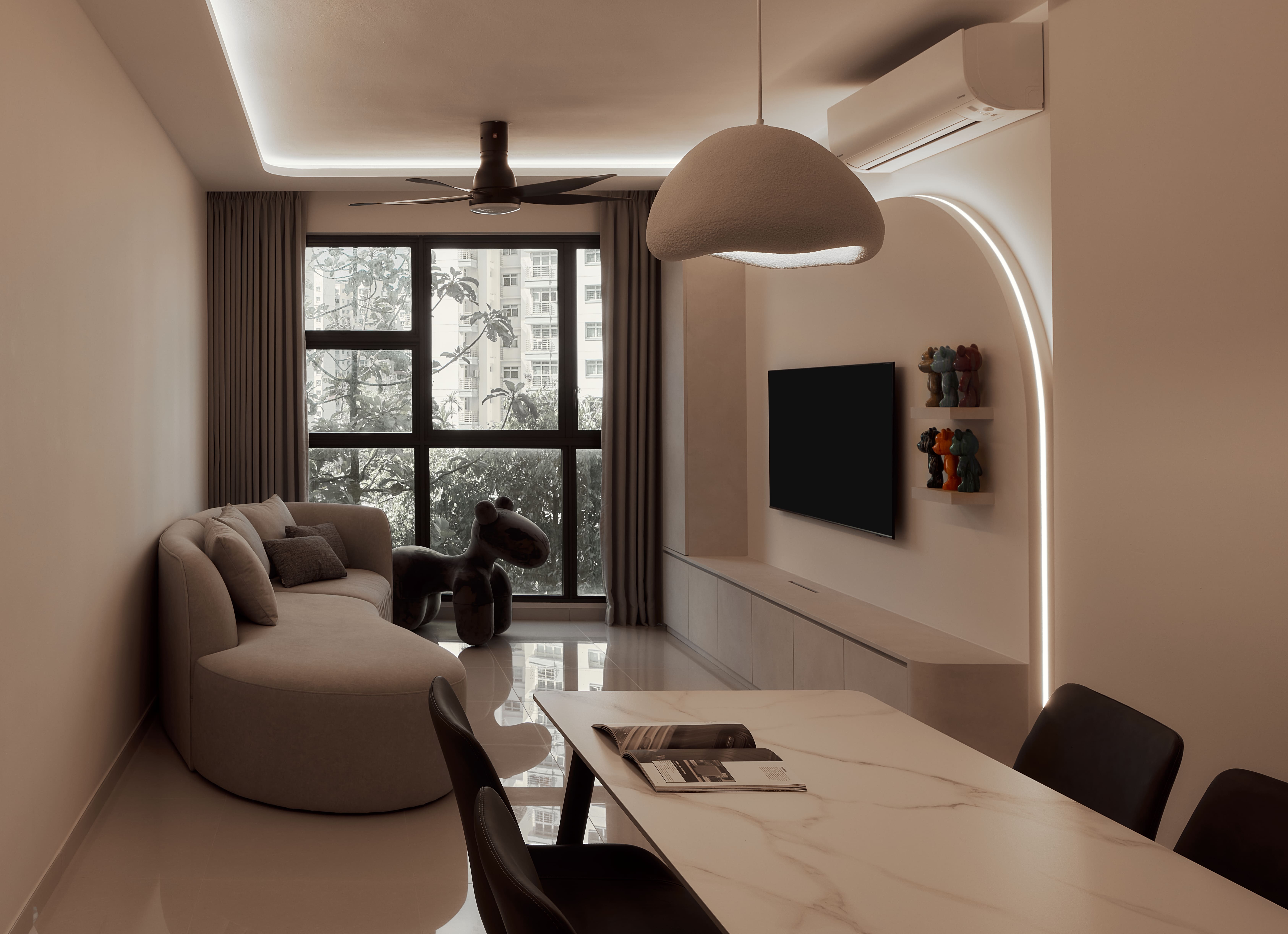Soft Contemporary Minimalism - 37 Punggol Field renovation by Luxior Concept, photo 4