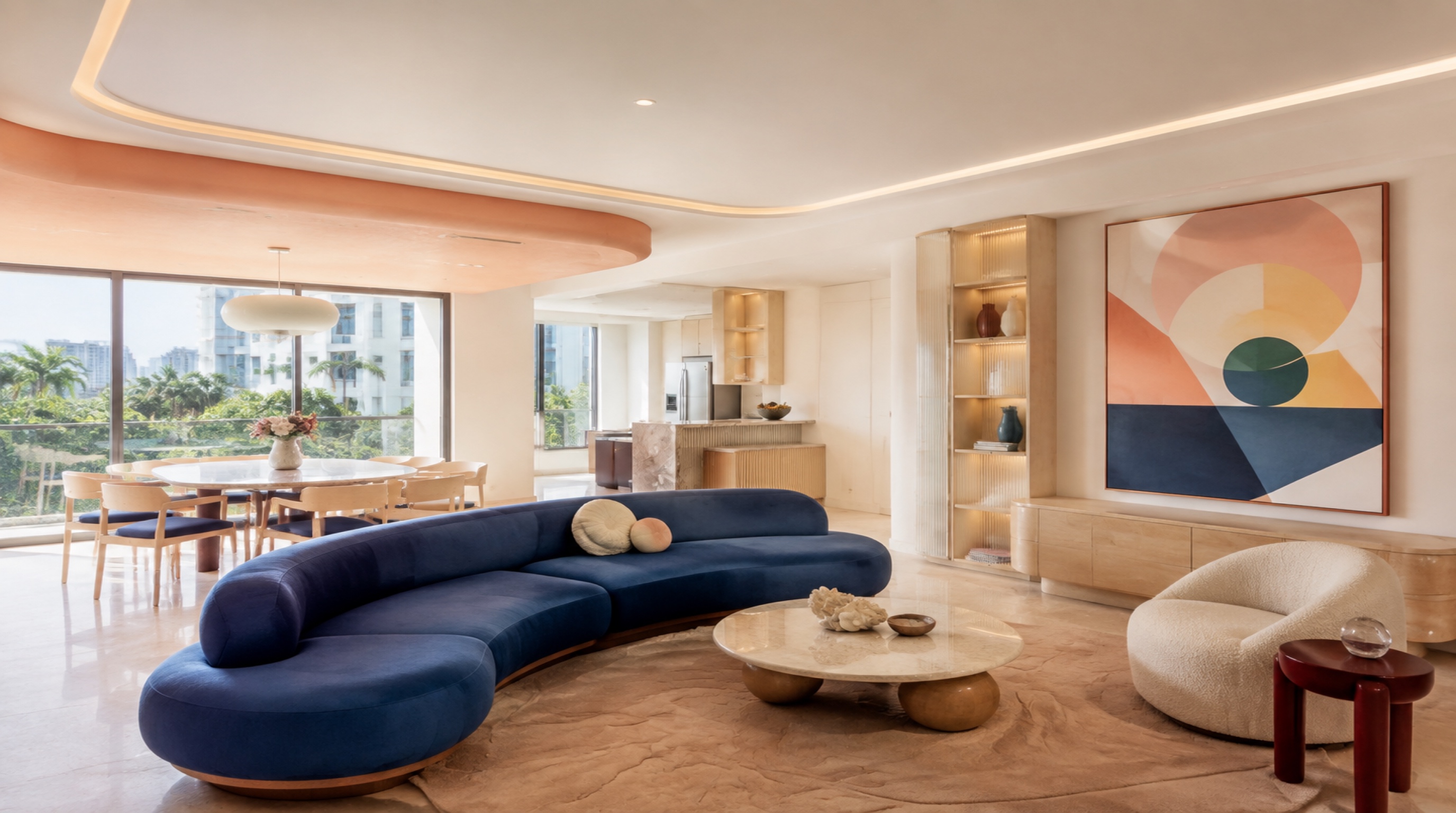 Postmodern coastal elegance interior inspiration for Marine Parade homes, photo 2