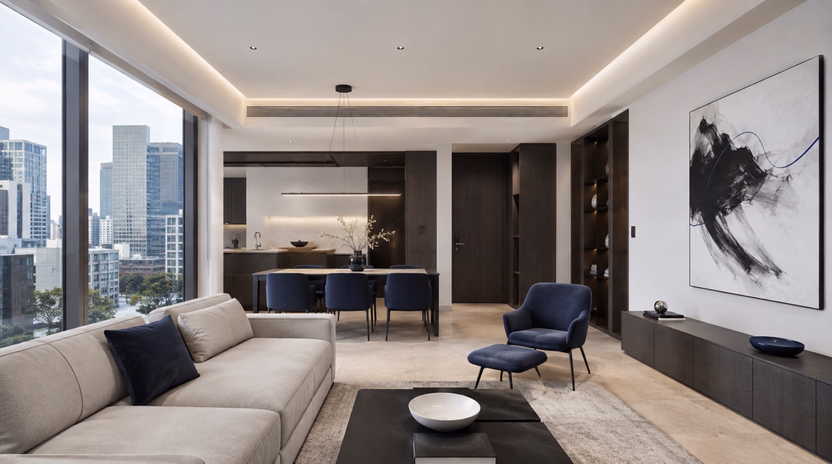 Cosmopolitan gallery modern interior inspiration for Central Area homes, photo 4