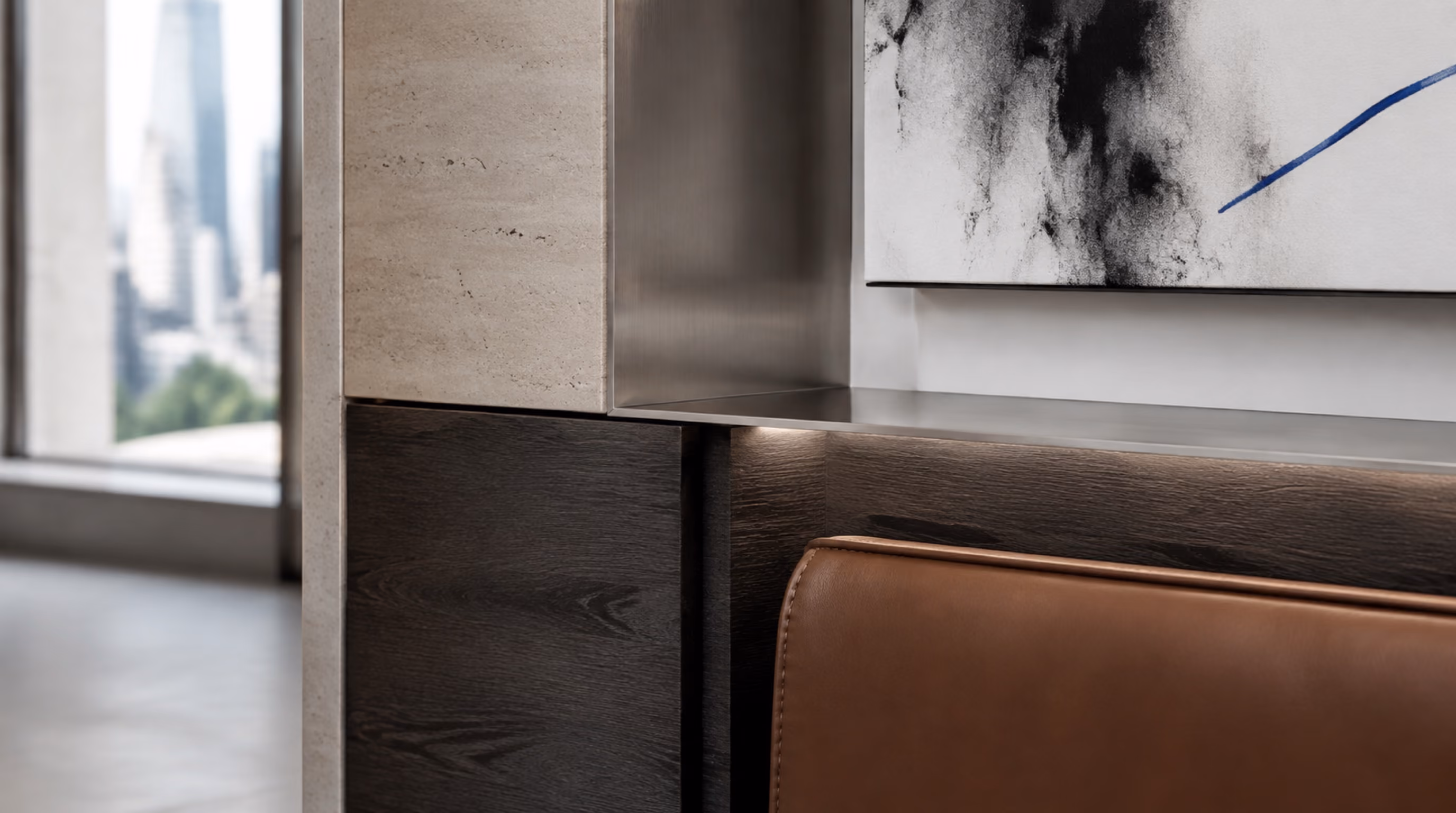 Cosmopolitan gallery modern interior inspiration for Central Area homes, photo 3