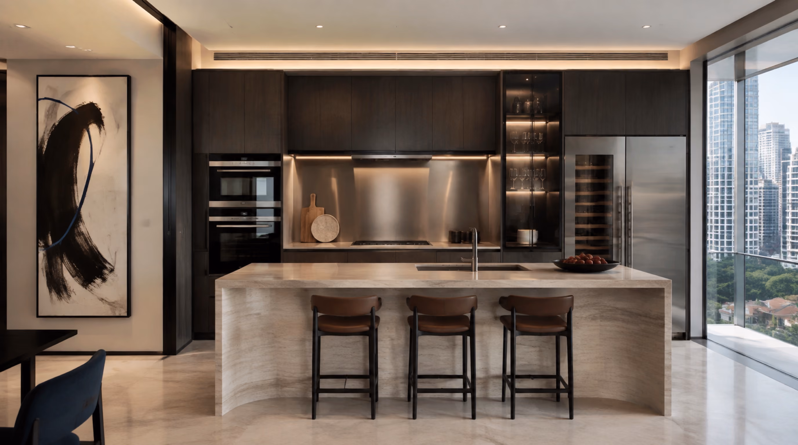 Cosmopolitan gallery modern interior inspiration for Central Area homes, photo 6