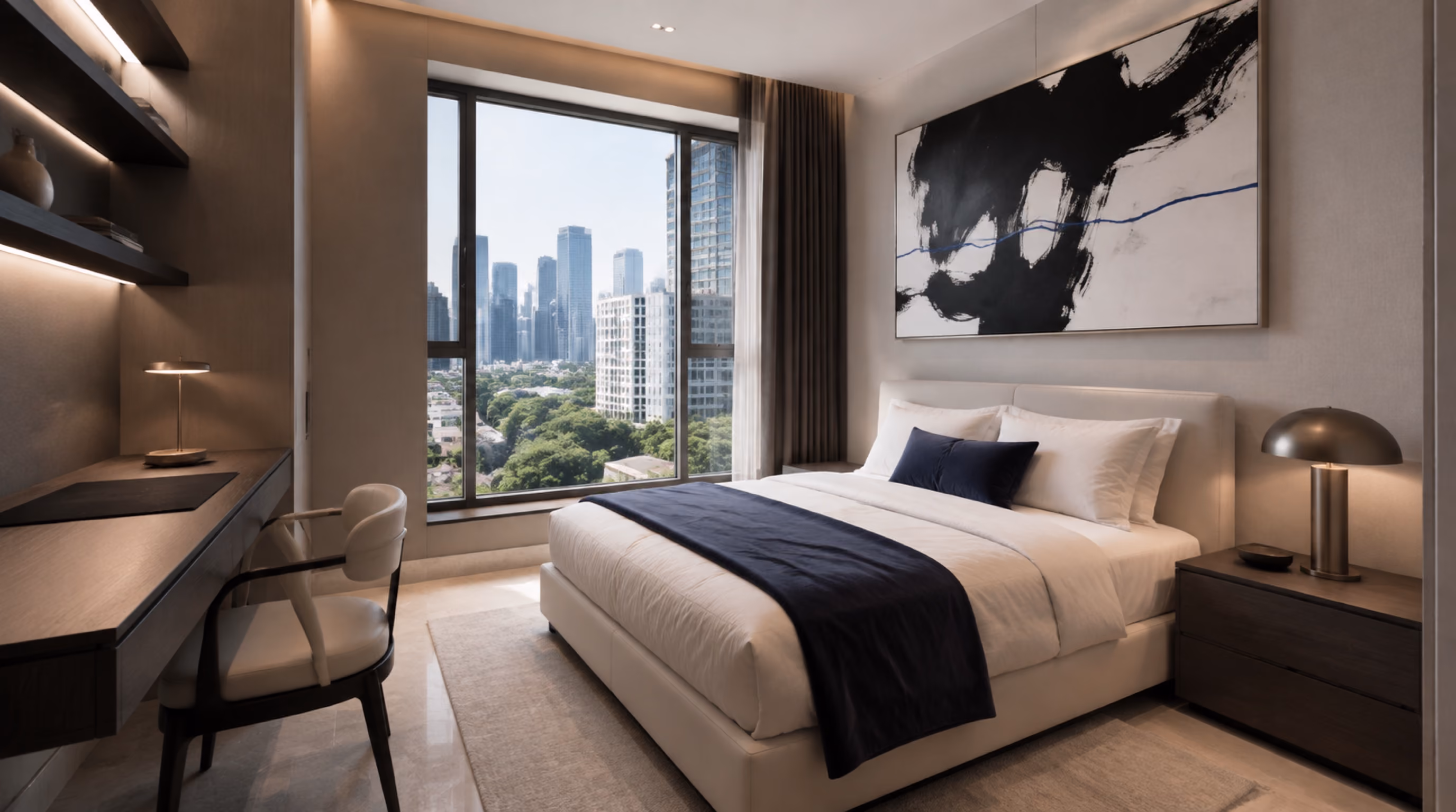 Cosmopolitan gallery modern interior inspiration for Central Area homes, photo 11