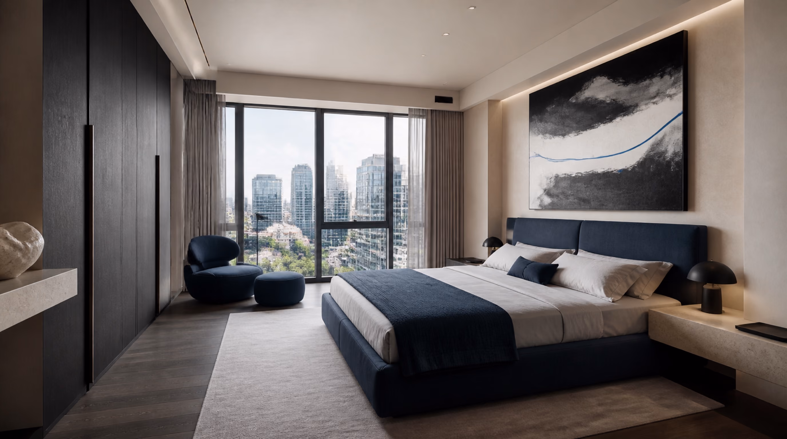 Cosmopolitan gallery modern interior inspiration for Central Area homes, photo 8