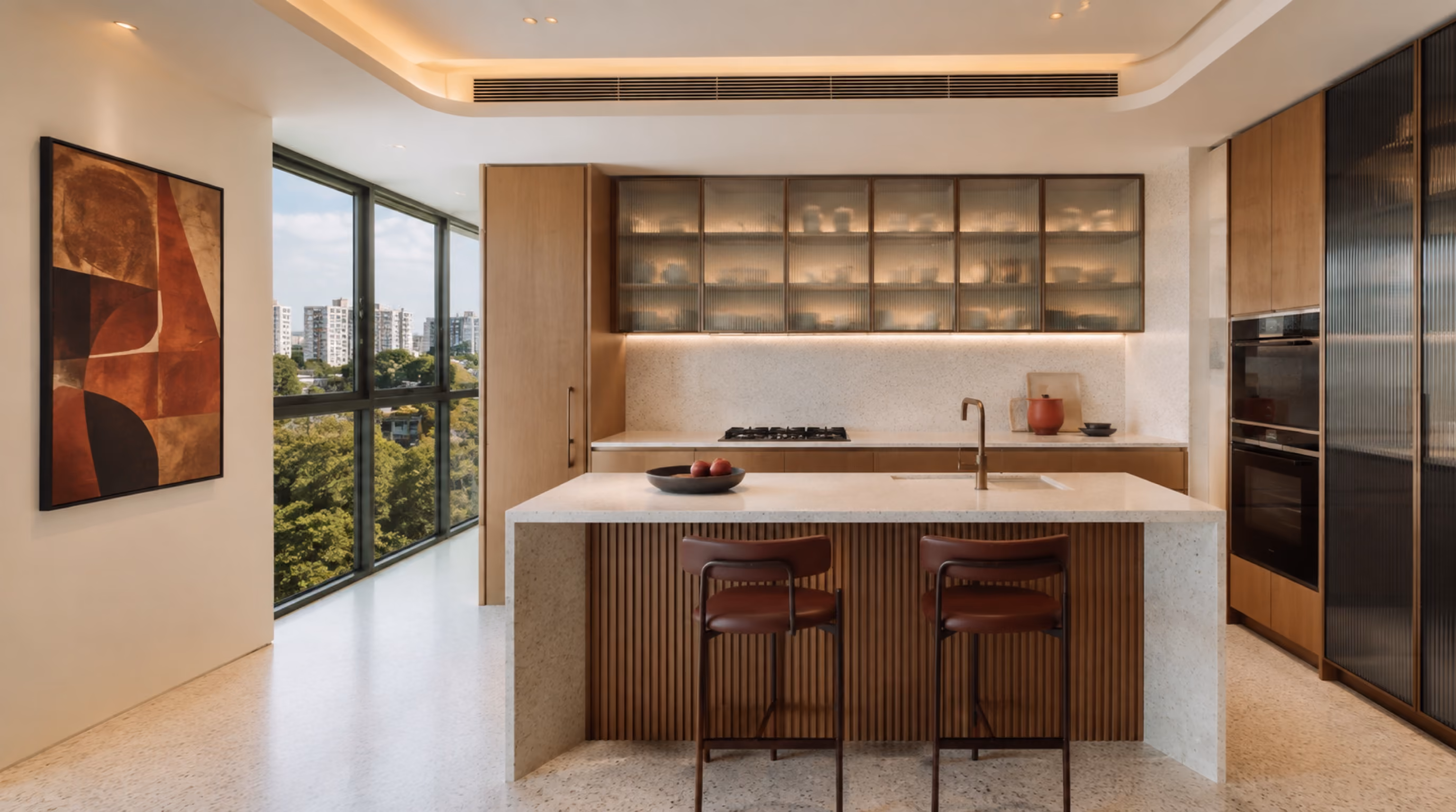 Redhill modern heritage interior design for a Bukit Merah home by Luxior Concept