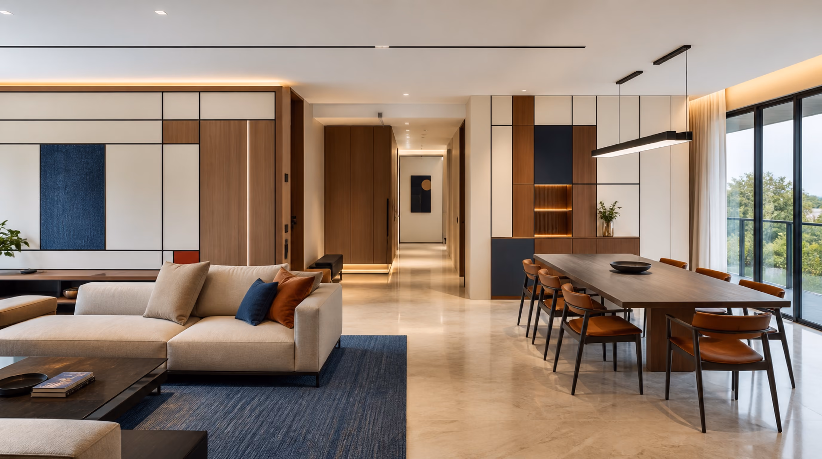 Contemporary de stijl interior inspiration for Boon Lay homes, photo 5