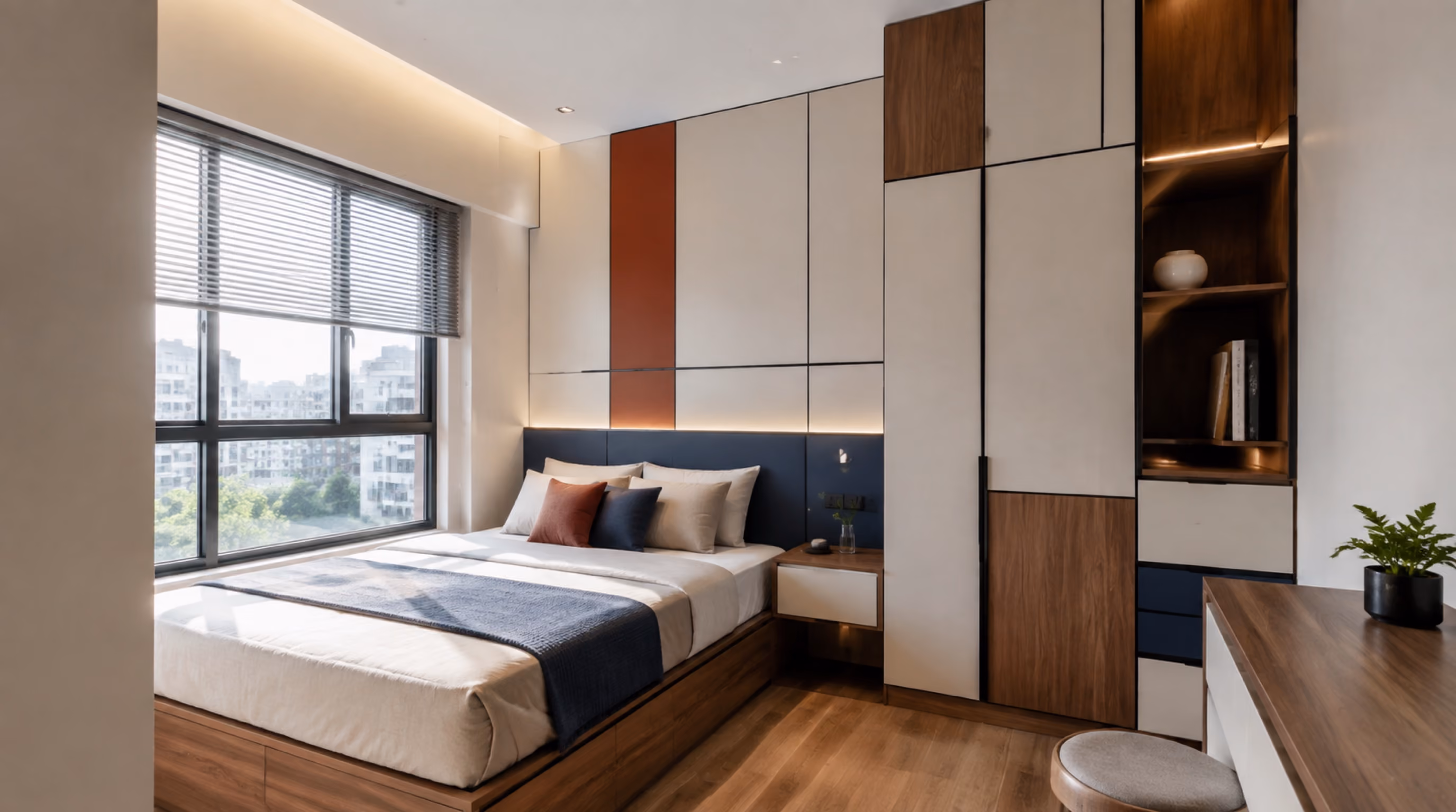 Contemporary de stijl interior inspiration for Boon Lay homes, photo 11