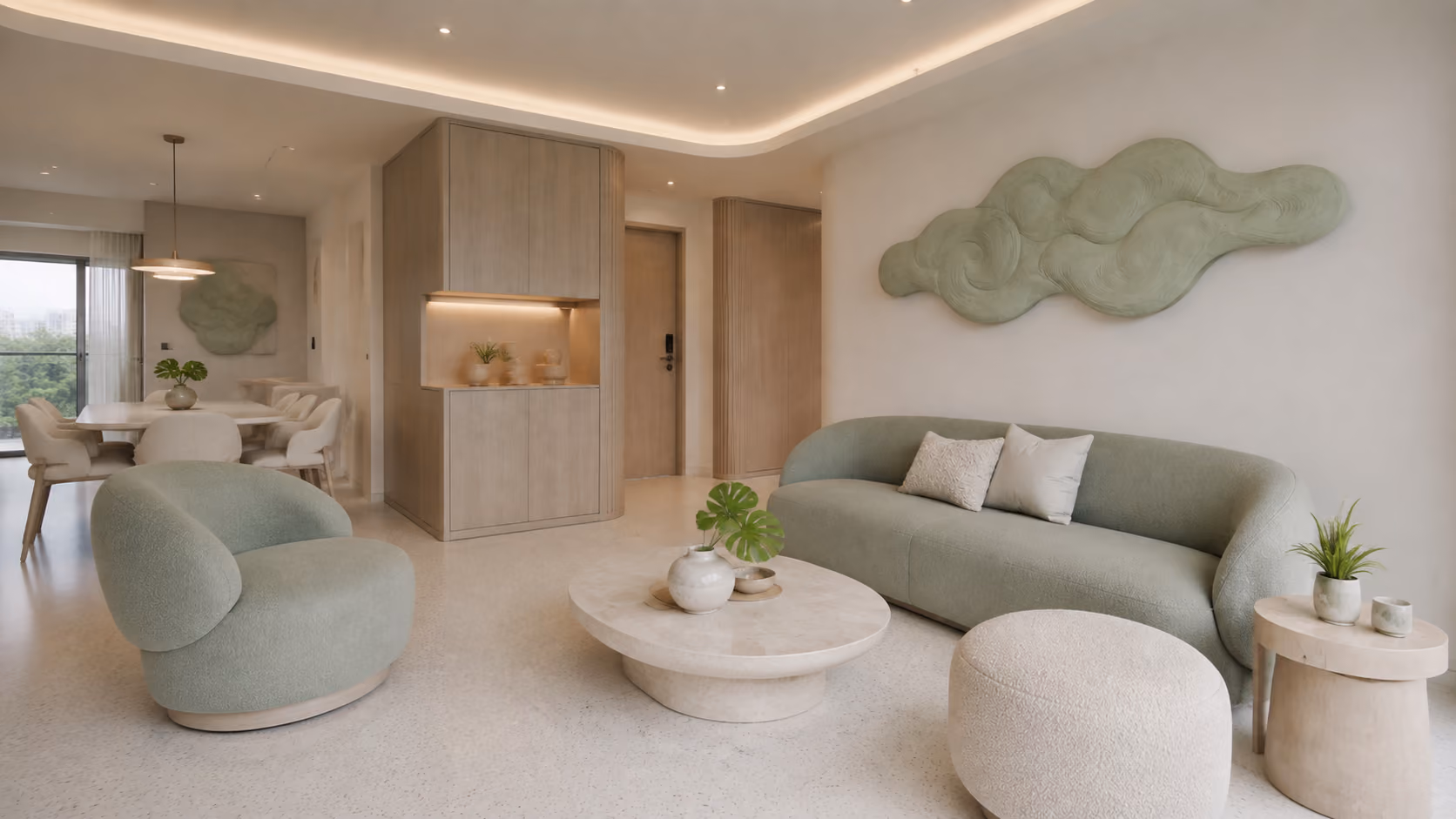 Bidadari home interior design by Luxior Concept