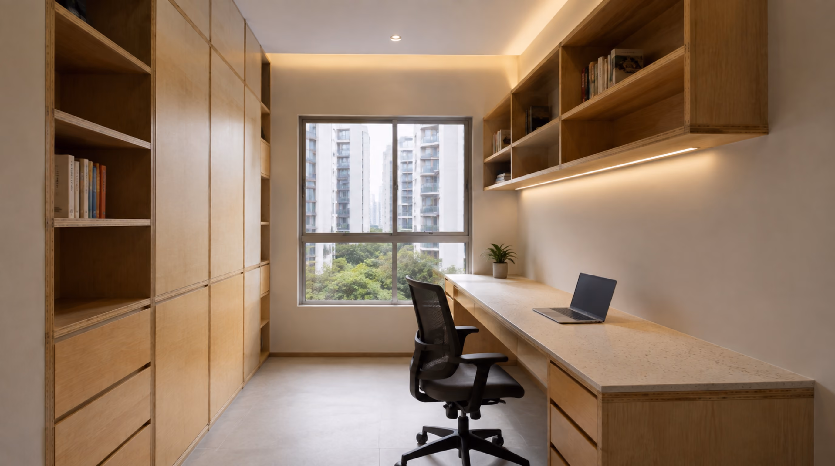Eco smart modernism interior design for a Tengah home by Luxior Concept