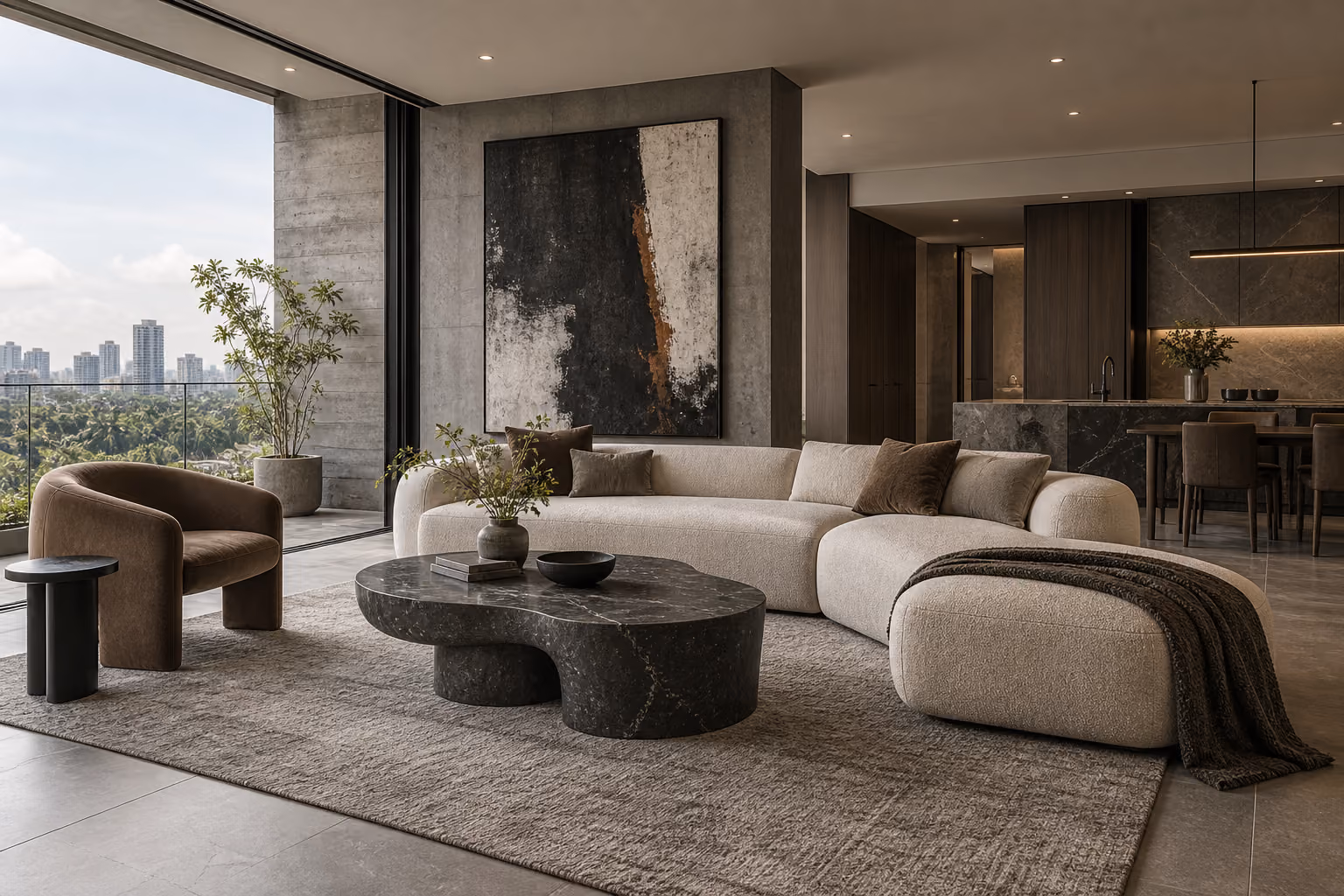Brutalist interior design inspiration, photo 1