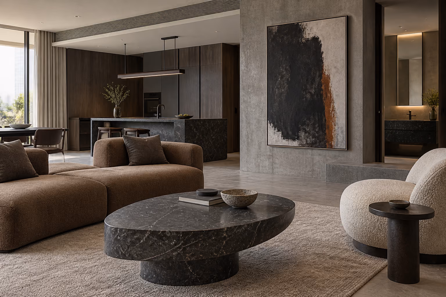 Brutalist interior design inspiration, photo 2
