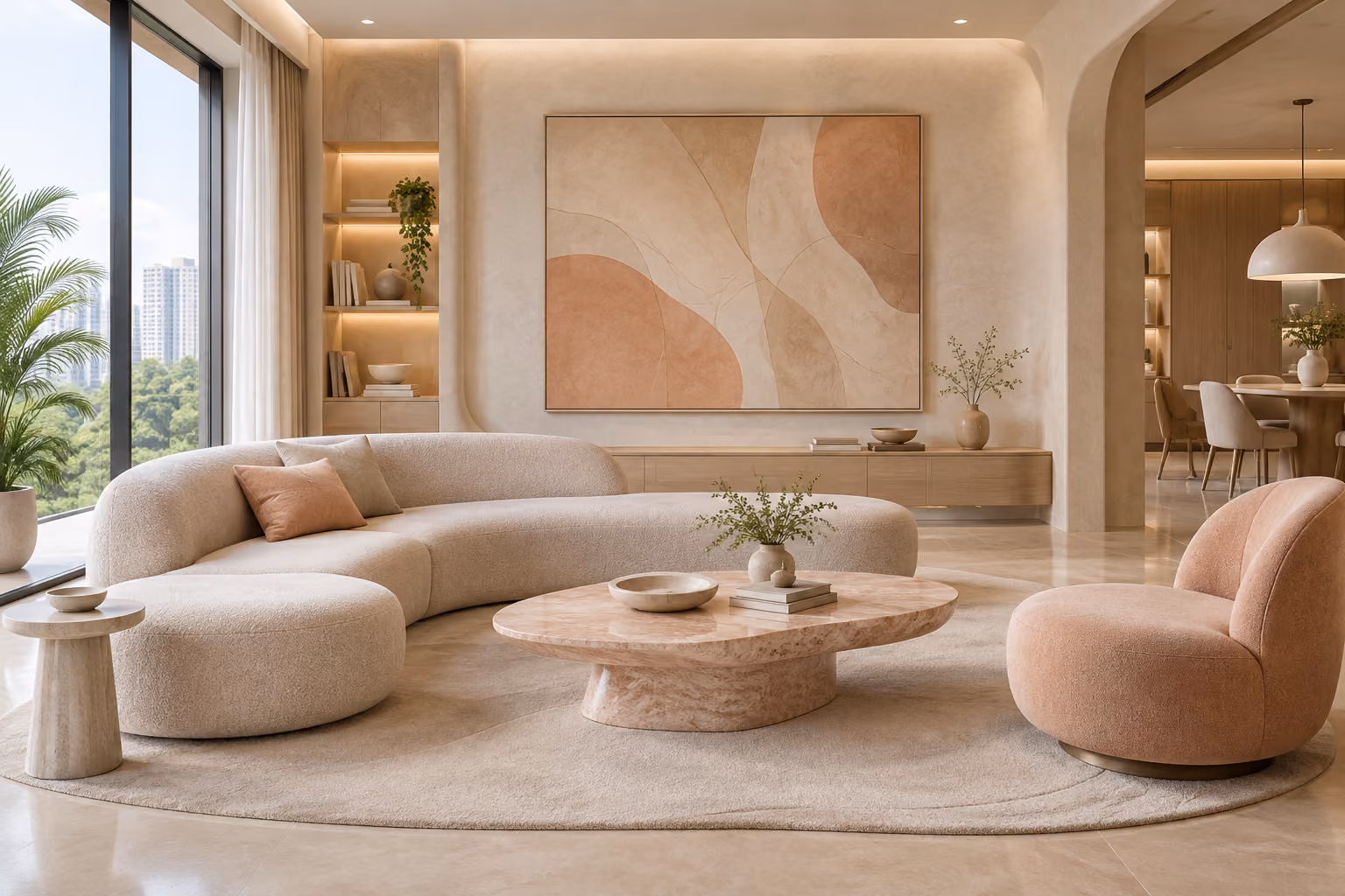 Organic Modern style interior, Luxior Concept