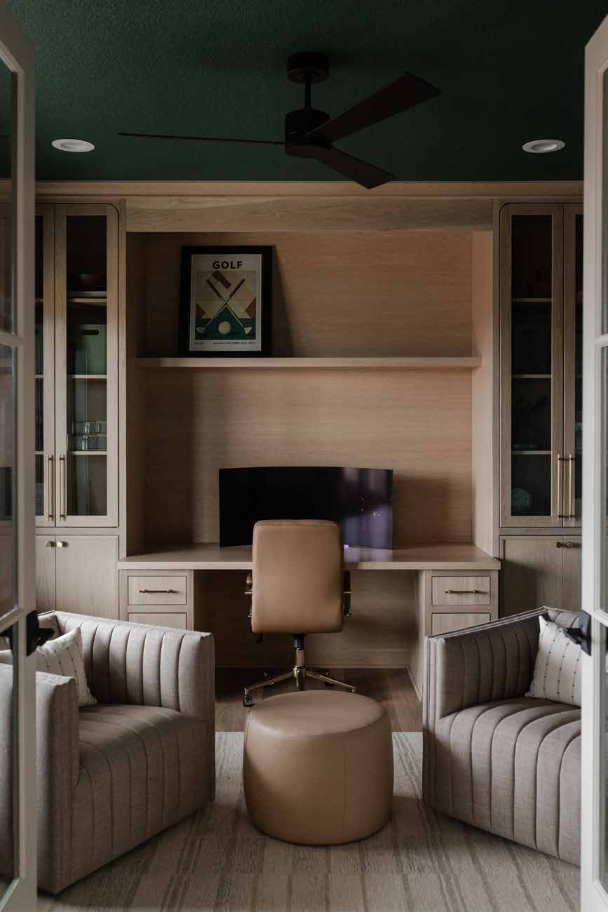 Built-in office cabinetry