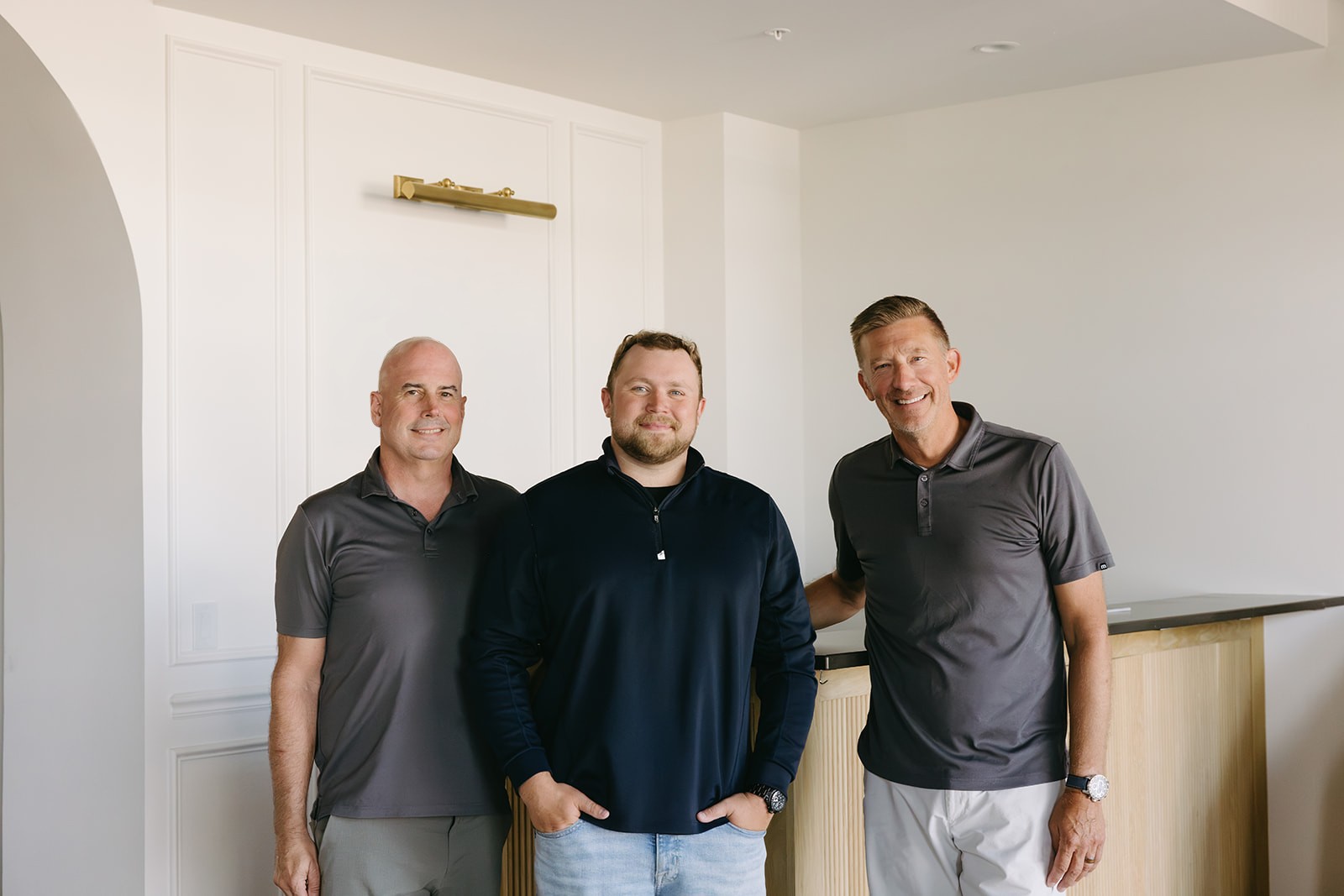 Artistry Homes team members in the studio