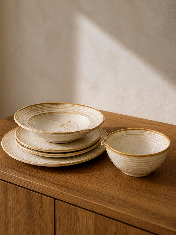 Connected ceramic shapes