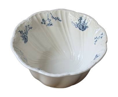 Ivory Lace deep relief bowl representing source records SKU-01 and SKU-02