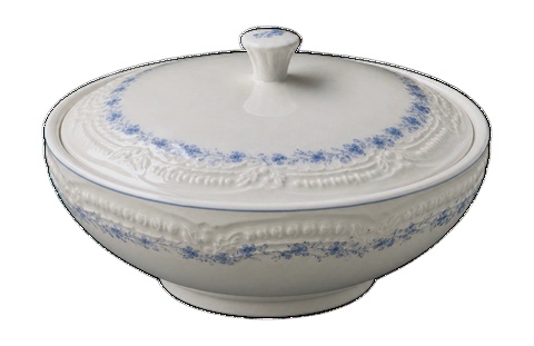 Garden Table lidded serving bowl SKU-11