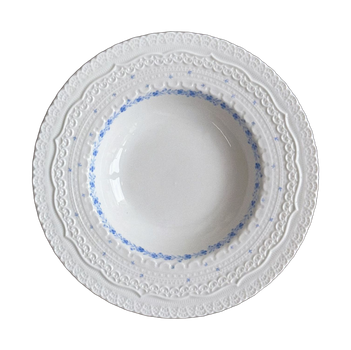 Garden Table round relief plate SKU-04