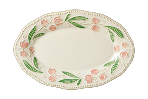 Orchard Bloom Oval Platter SKU-01