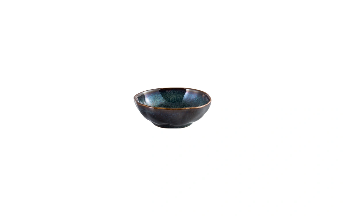 Deep Crest Sauce Dish on white