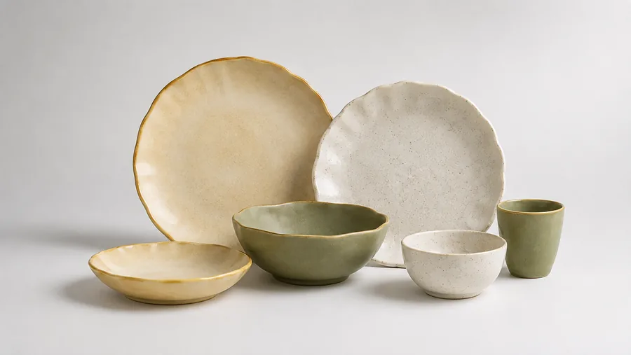 Sunlit Pebble tableware collection