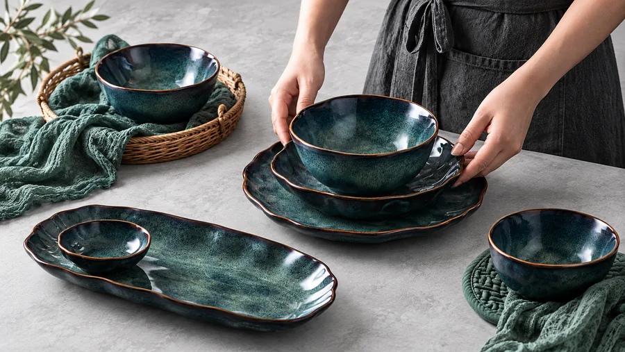 Ember Rim tableware collection