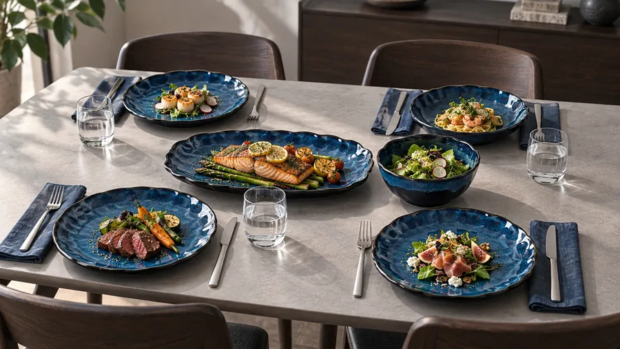 Deep Crest tableware collection