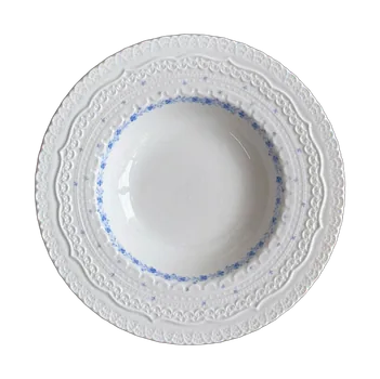 Garden Table round relief plate SKU-04