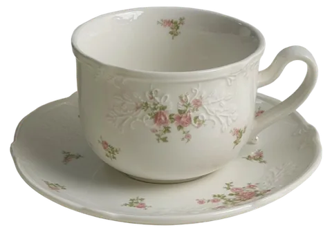 Blush Posy cup and saucer SKU-08