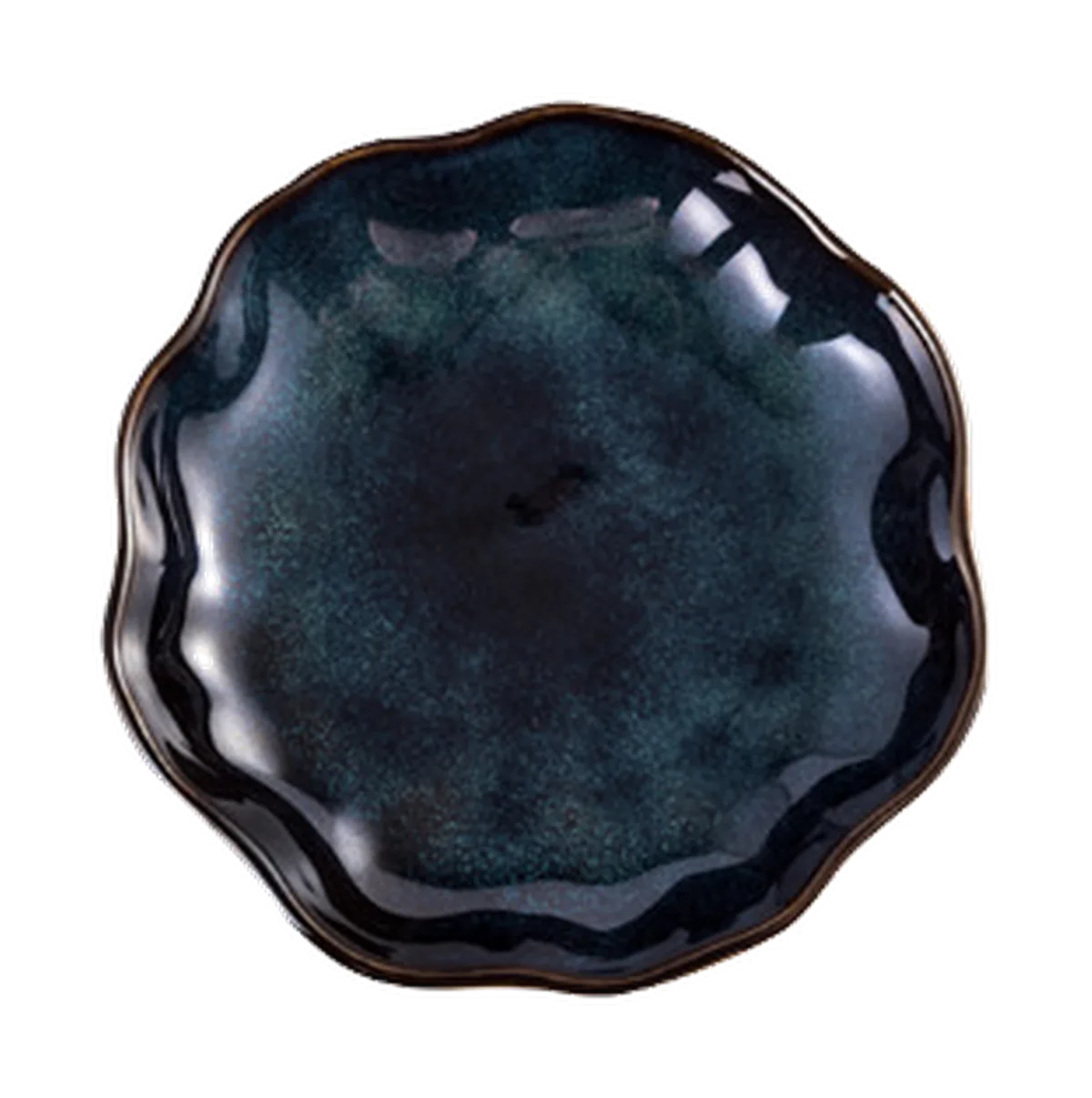 Ember Rim Round Deep Plate