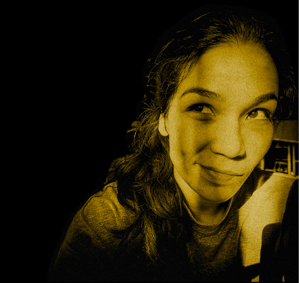 Portrait of Abby Delgado, brand strategist and visual identity designer