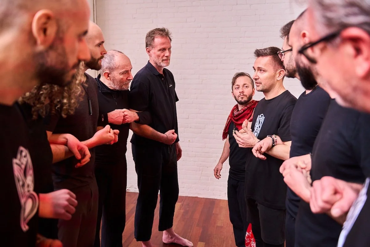 Group in workshop circle