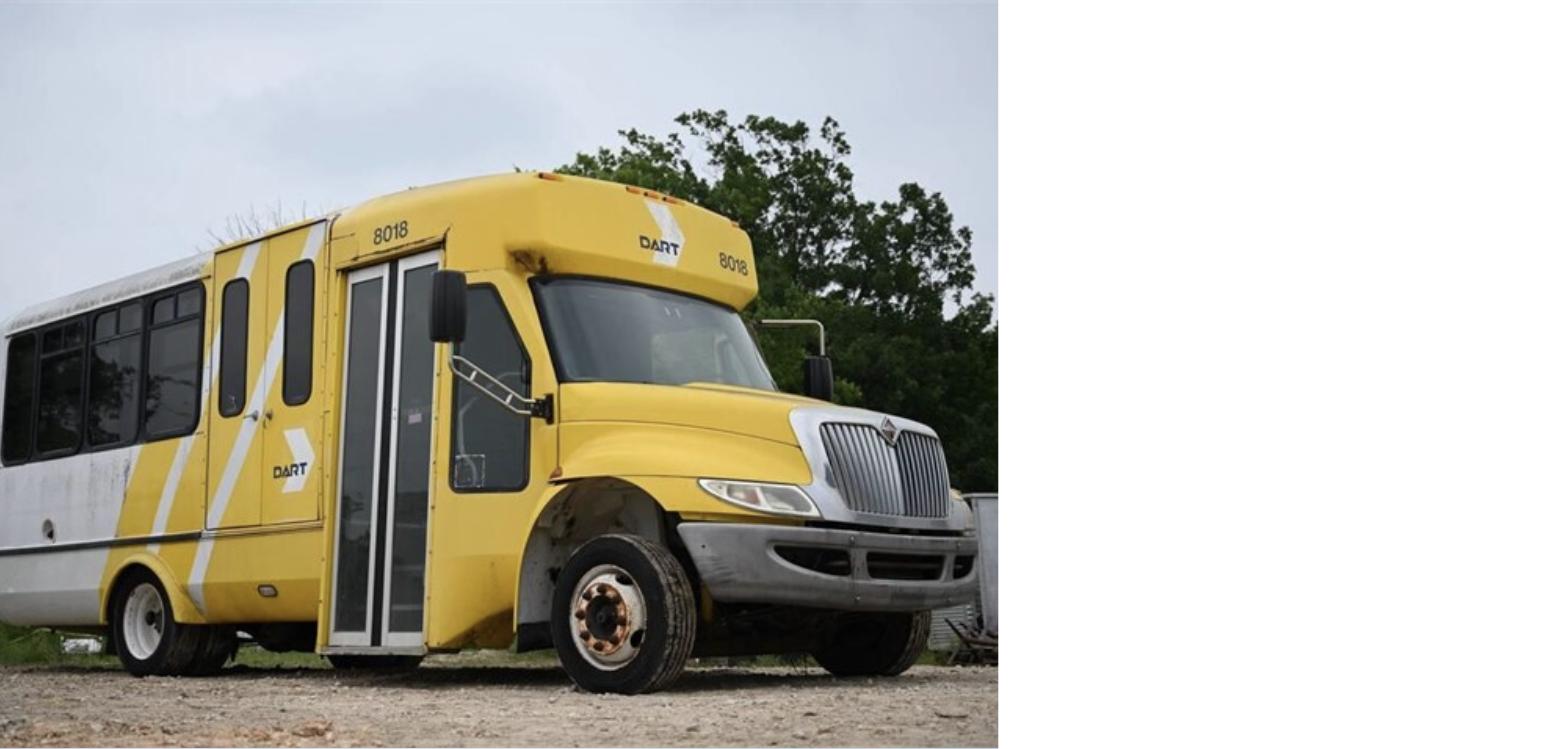 Converted DART bus food truck