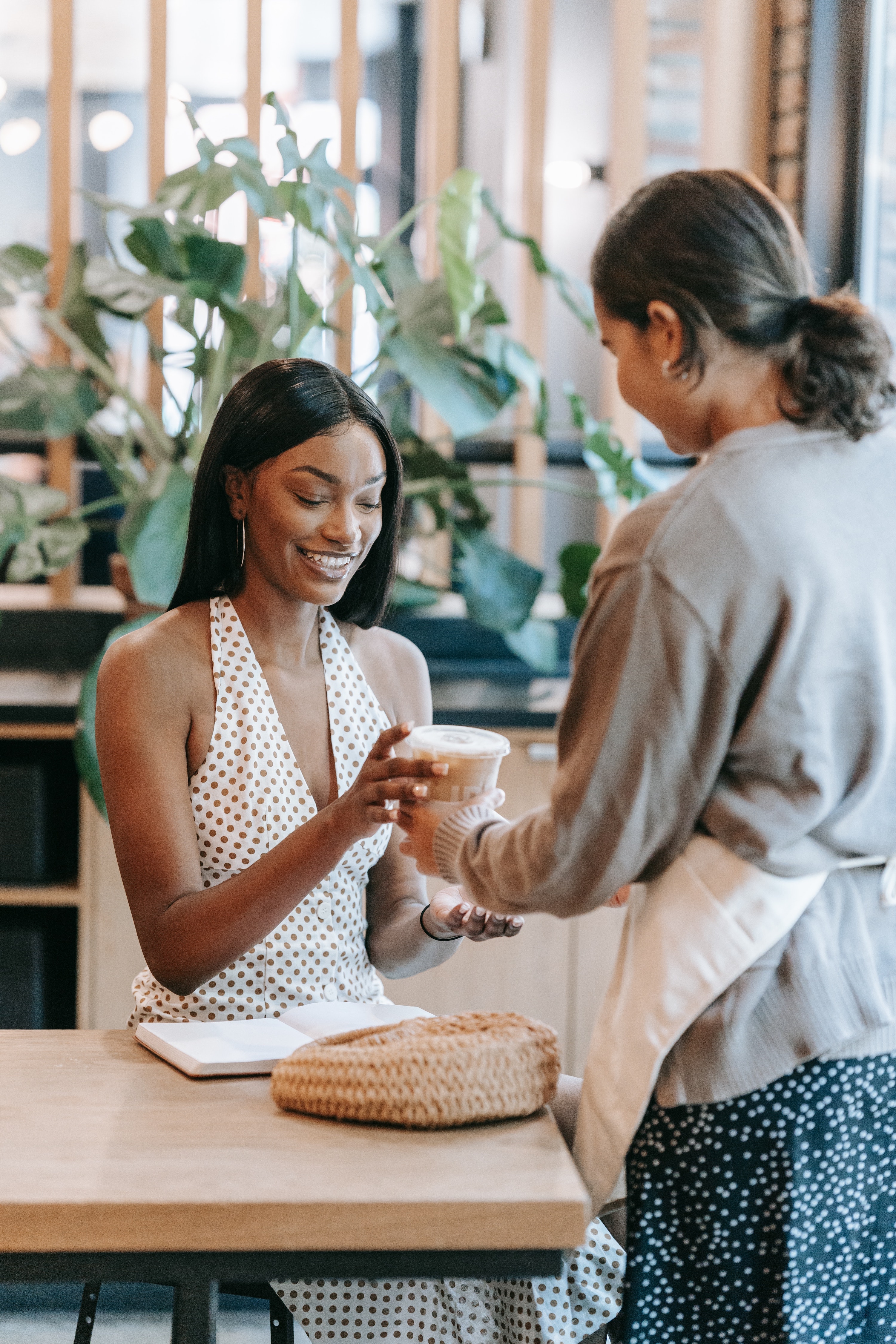 Friends at brunch stock image