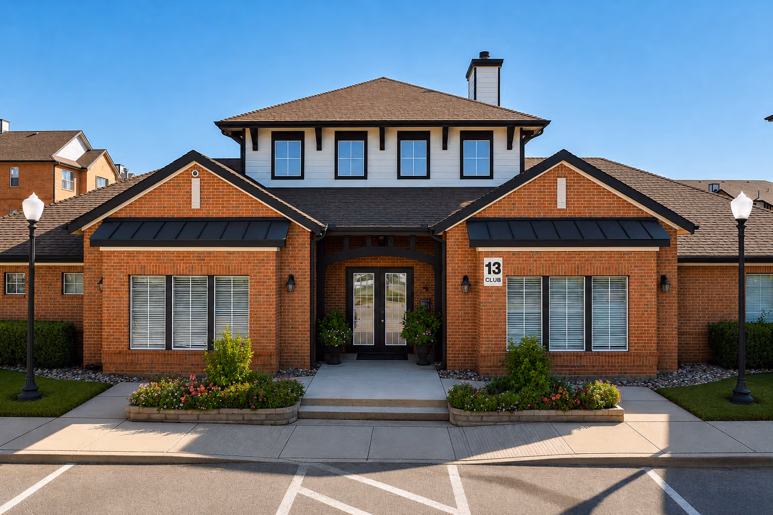 Exterior of leasing office