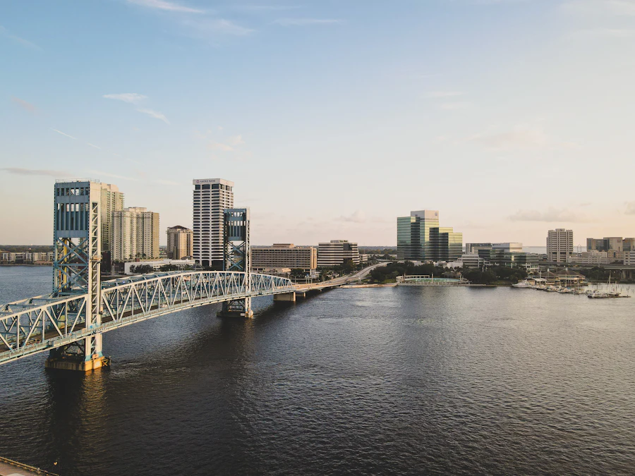 Jacksonville skyline and the Main Street Bridge over the St. Johns River