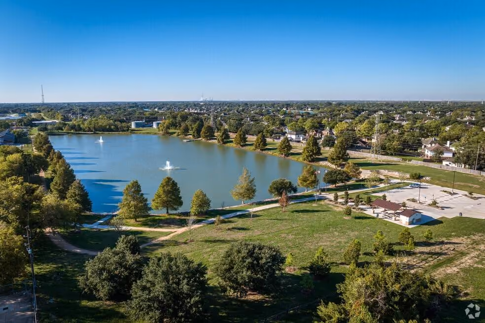 Fountain Lake Park stock image